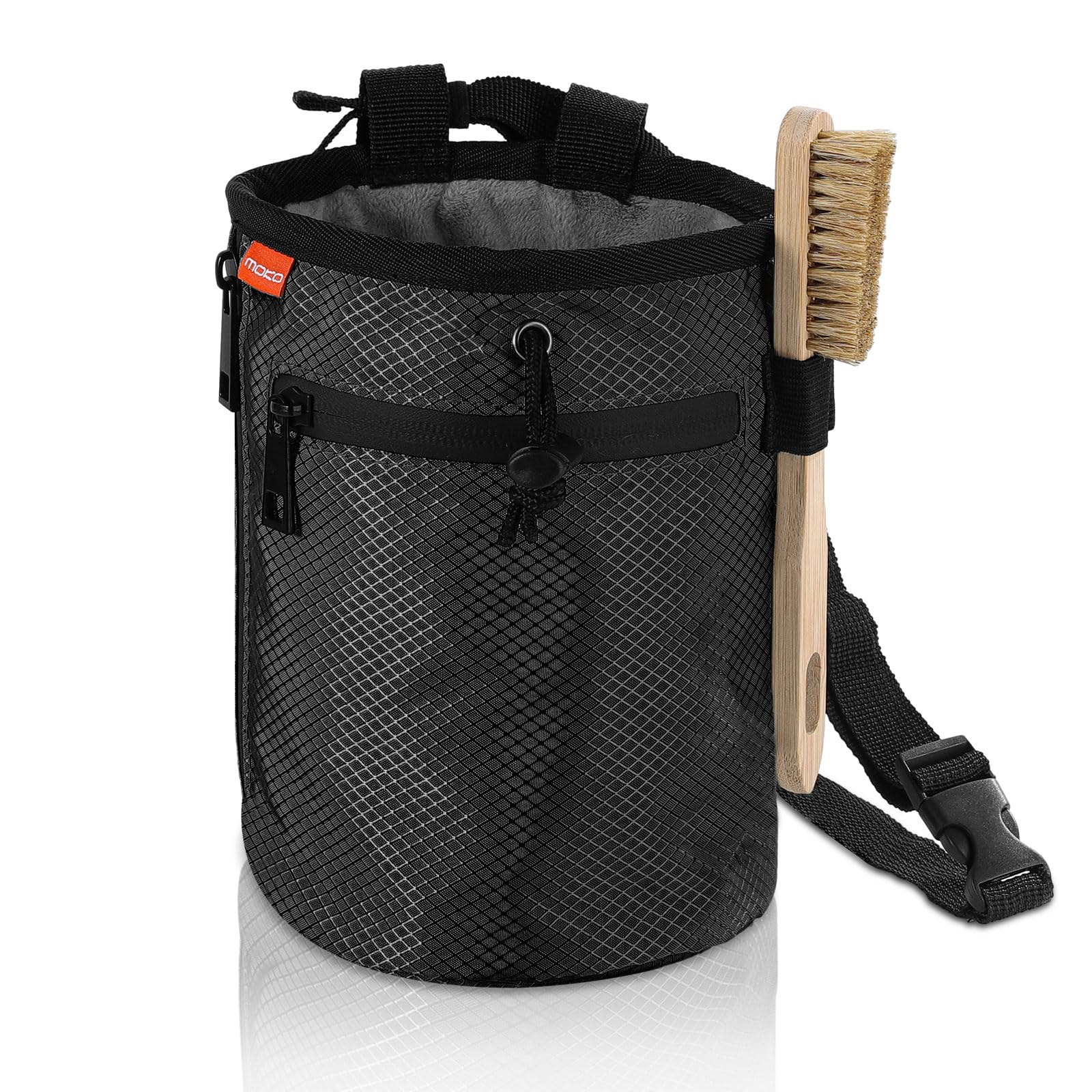 ブリコ BRIKO MONGIBELLO 20000D0 マットマグマカモ 64 MoKo Bolsa de Magnesio Escalada, Bolsa de Tiza de Magnesio